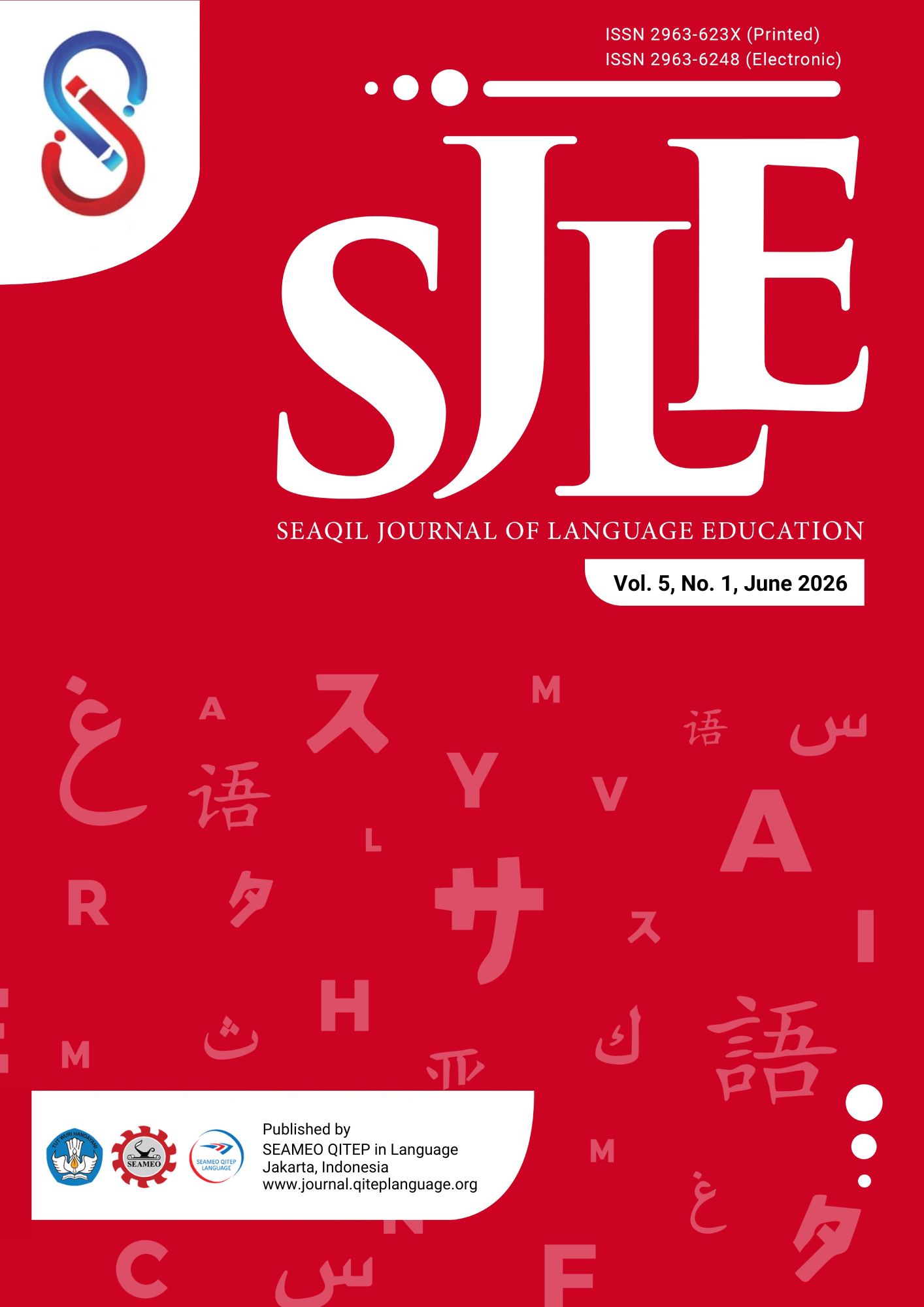 					View Vol. 5 No. 1 (2026): SEAQIL Journal of Language Education (SJLE)
				